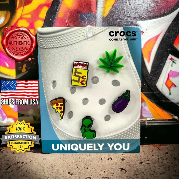 CROCS Accessories Crocs Authentic Jibbitz Charms 5pack Alien